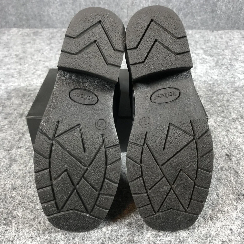 Totes Boots Womens Size 7 Black Piedmont‎ Ankle Block Heel Side Zip Booties